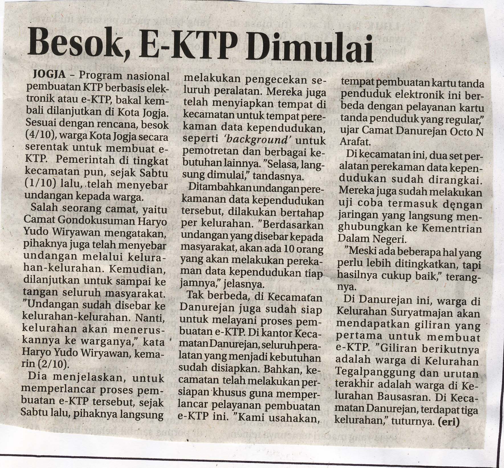Kliping jogja terbaru